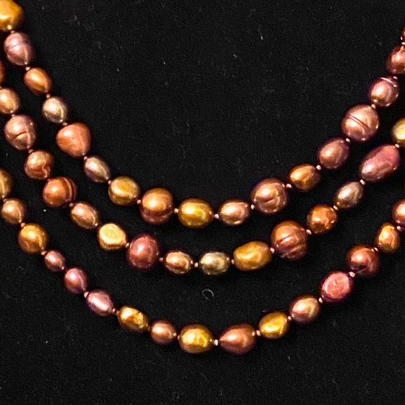 36" Honora Rich Brown Cultured Pearl Necklace, NWT - Picture 7 of 11